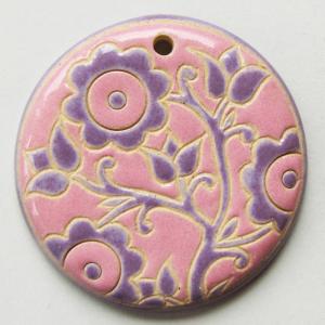 Purple and Pink, round