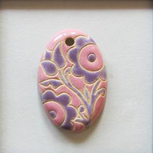 Purple and Pink, Small Oval