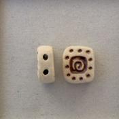 2 hole bead with spiral