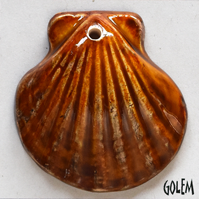 Clam Shell, dark amber