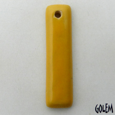 Long rectangle pendant - Safron