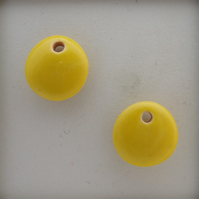 Light Yellow round charms