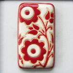 rectangle cabochon, lace