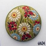 round  cabochon, daisees