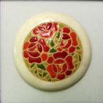 Summer roses, round domed cab