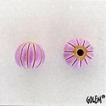 Melon bead - Light Purple