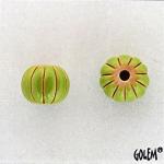 Melon bead - Green Apple