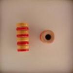 Tube W/ Red And Yellow Stripes - 4
