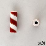 Candy Cane, White and Red