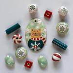 Pendant & matching beads