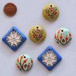 set of matching small pendants/charms