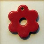 Large Hex Flower, red