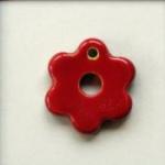 Small Hex Flower, red