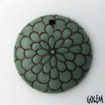 Peacock pattern - jade
