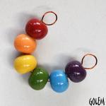 Pride beads, set of 6