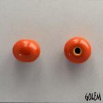 Round bead Size 2, Neon Coral
