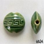 Greek Key, Bottle green, Size M