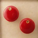Red round charms