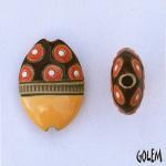 Circles & dots, almond bead size M