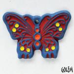 Butterfly - red & Blue