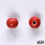 Round bead Size 2, Paprica Red