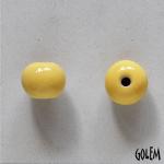 Round bead Size 2, LIGHT SAFRON